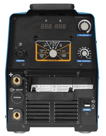 Miller® XMT® 350 CC/CV MIGRunner® with 20 Series Wire Feeder #951786 Front View